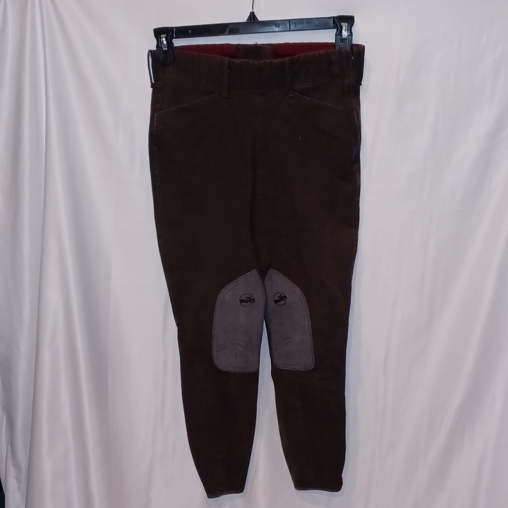 Grand Prix Brown Knee Patch Riding Breeches Size 26R
